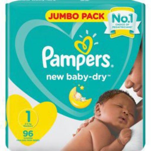 PAMPERS ACTIVE BABY J/P NEW BORN MINI 2-5KG   96`S
