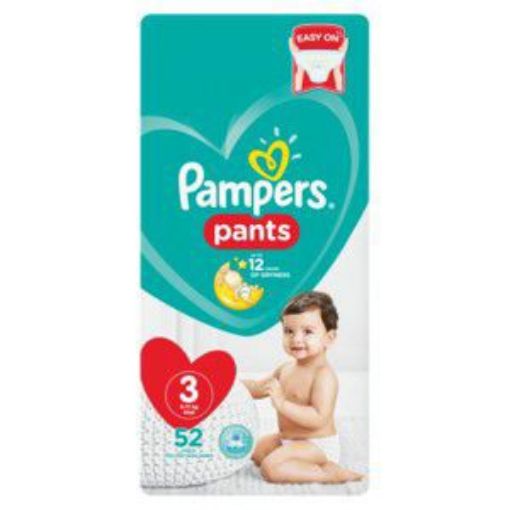 PAMPERS ACTIVE BABY PANTS V/P SIZE 3 MIDI 6-11KG  52`S