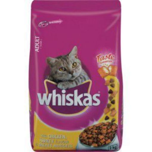WHISKAS ADULT MEATY NUGGETS CHICKEN & TURKEY  2kg
