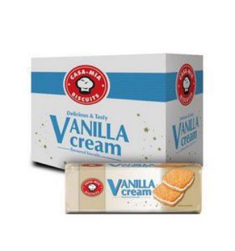 CASA MIA BISC REAL VANILLA CREAMS  150G