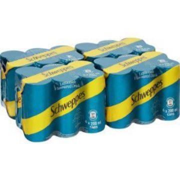SCHWEPPES CANS LEMONADE  200ml