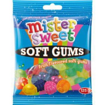 MISTER SWEETS CHEWS SOFT GUMS  125G