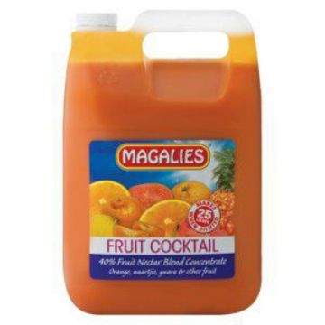 MAGALIES CONCENTRATE FRUIT COCKTAIL 40%  5lt