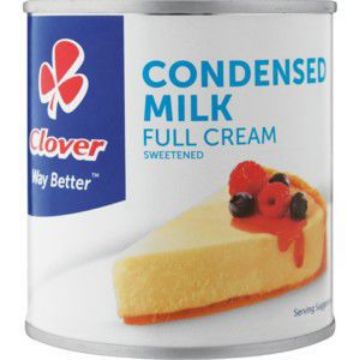 CLOVER CONDENSED MILK FULL CREAM  385G
