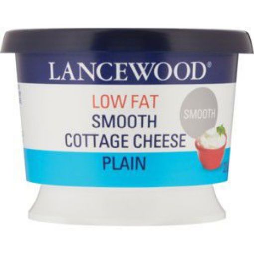 LANCEWOOD COTTAGE CHEESE PLAIN SMOOTH L/F  250g
