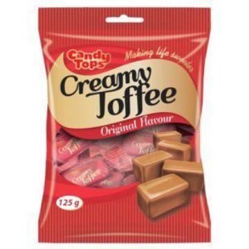 CANDY TOPS CREAMY TOFFEE ORIG  125g