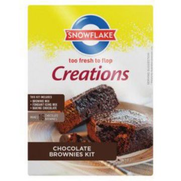 SNOWFLAKE CREATIONS CHOCOLATE BROWNIES  615g