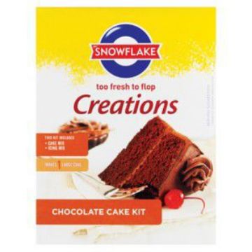 SNOWFLAKE CREATIONS CHOCOLATE CAKE KIT  800g