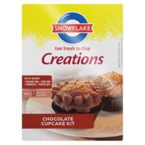 SNOWFLAKE CREATIONS CHOCOLATE CUPCAKE KIT  490g