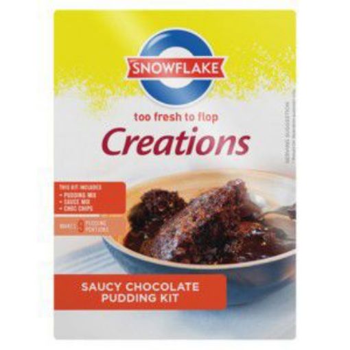 SNOWFLAKE CREATIONS SAUCY CHOCOLATE PUDDING  510g