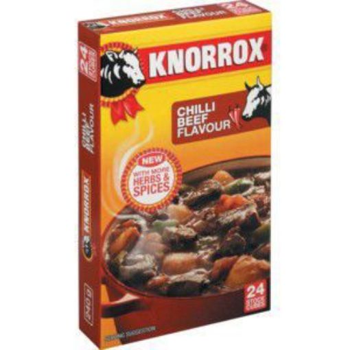 KNORROX CUBES CHILLI BEEF  240g