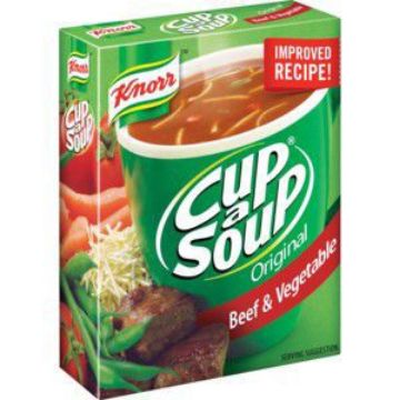 KNORR CUP A SOUP BEEF & VEGETABLE  84g