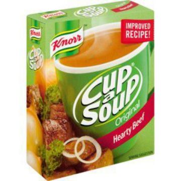 KNORR CUP A SOUP HEARTY BEEF  84g