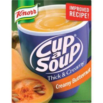 KNORR CUP A SOUP THICK BUTTERNUT  99g