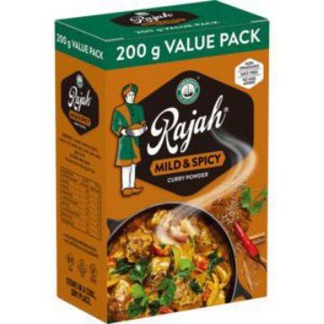 RAJAH CURRY POWDER MILD & SPICY  200g