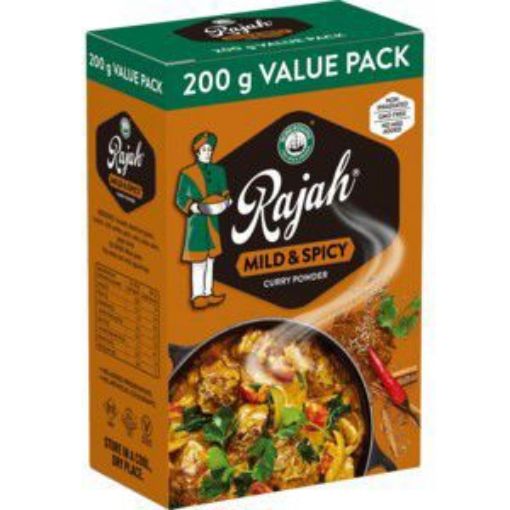 RAJAH CURRY POWDER MILD & SPICY  200g