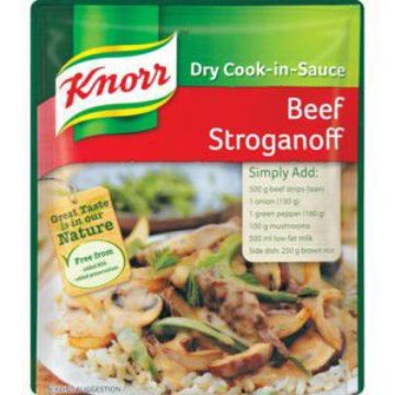 KNORR DRY COOK IN SC BEEF STROGANOFF  48g