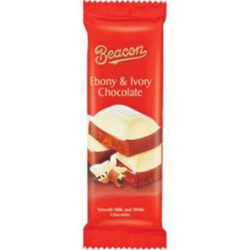 BEACON SLAB EBONY & IVORY CHOCOLATE  80g