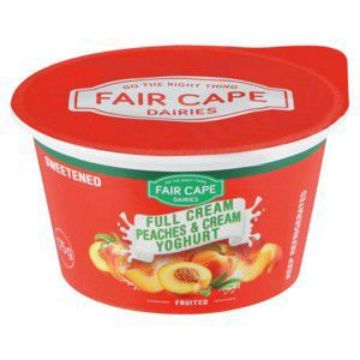 FAIR CAPE FC PEACHES & CREAM YOG  175g