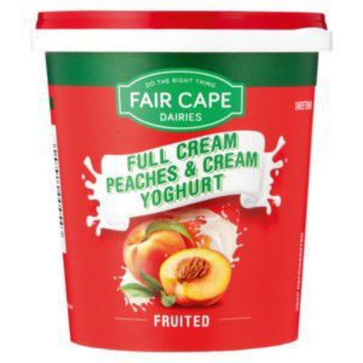 FAIR CAPE FULL CREAM PEACHES & CREAM YOG  1kg