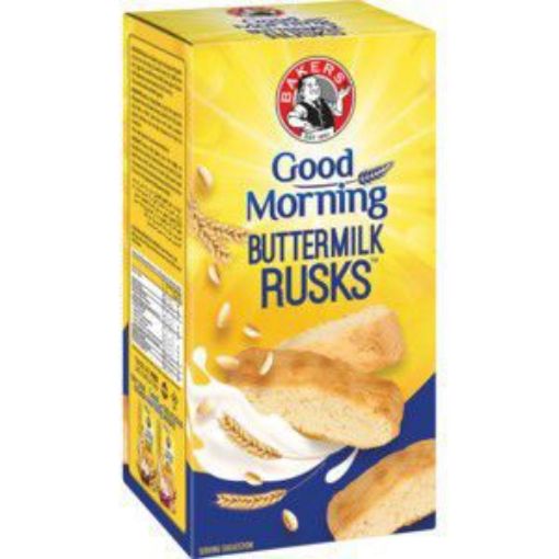 BAKERS GOOD MORNING RUSKS BUTTER MILK  450g