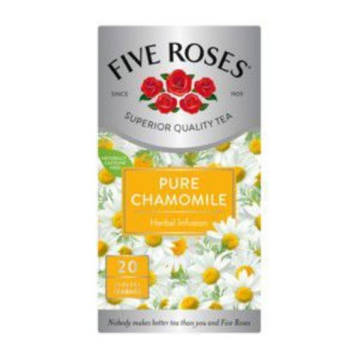 FIVE ROSES HERBAL TEA CHAMOMILE TAGLESS  20`s