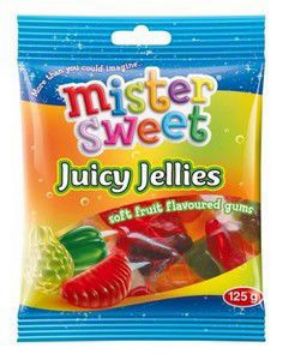 MISTER SWEET JUICY  JELLIES  125g