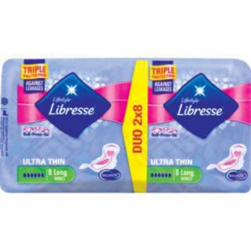 LIBRESSE PADS ULTRA LONG SUPER WINGS DUO  16`s