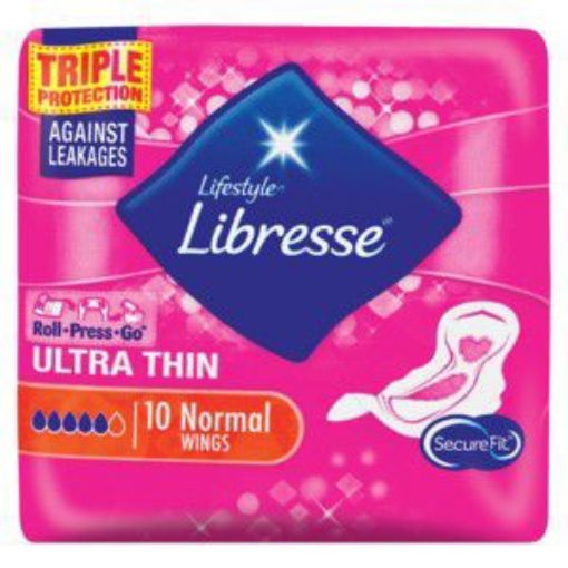 LIBRESSE PADS ULTRA THIN NORMAL WINGS  10s
