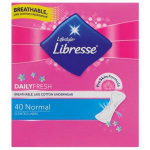LIBRESSE PANTY LINERS DAILYFRESH NORMAL SCENTED  40s