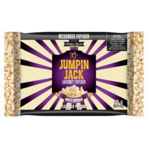 WILLARDS JUMPIN JACK POPCORN WHITE CHEDDAR  85g