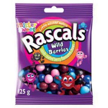 MISTER SWEET RASCALS WILD BERRIES  125g