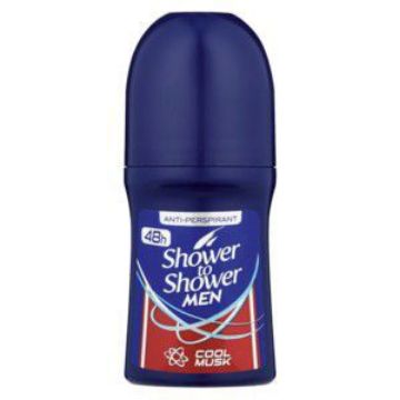 SHOWER TO SHOWER ROLL ON MENS COOL MUSK  50ml