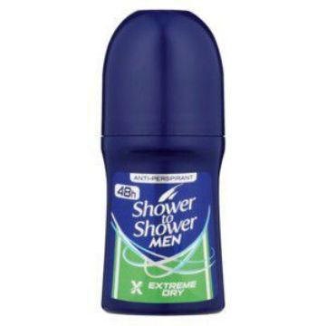 SHOWER TO SHOWER ROLL ON MENS EXTREME DRY  50ml