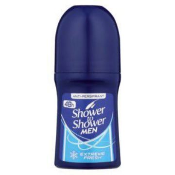 SHOWER TO SHOWER ROLL ON MENS EXTREME FRESH  50ml