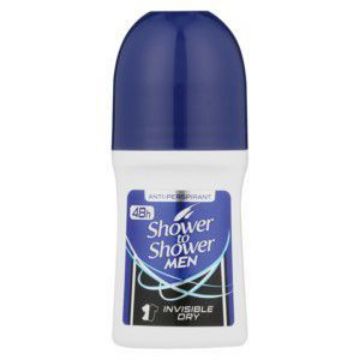 SHOWER TO SHOWER ROLL ON MENS INVISIBLE DRY  50ml