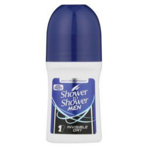 SHOWER TO SHOWER ROLL ON MENS INVISIBLE DRY  50ml