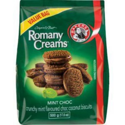 BAKERS ROMANY CREAMS MINT CHOC  500g