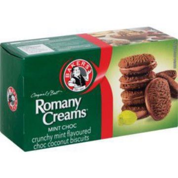 BAKERS ROMANY CREAMS MINT CHOC  200g