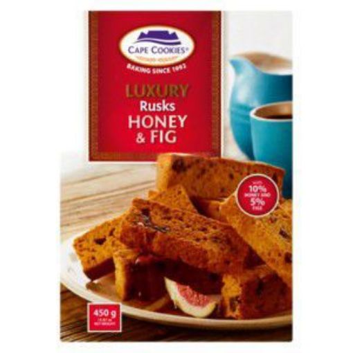 CAPECOOKIES RUSKS  HONEY N FIG  450g