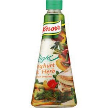 KNORR SALAD DRESSING LIGHT YOGHURT & HERB  340ml