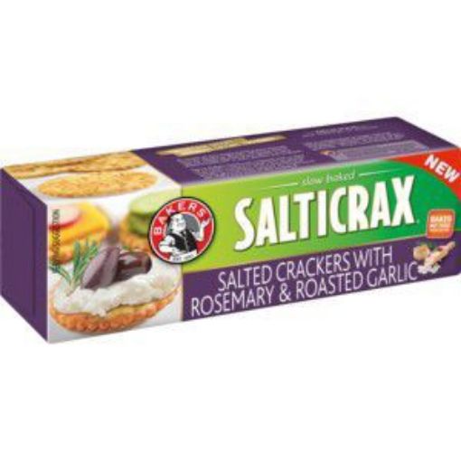 BAKERS SALTICRAX ROSEMARY & ROASTED GARLIC  200g