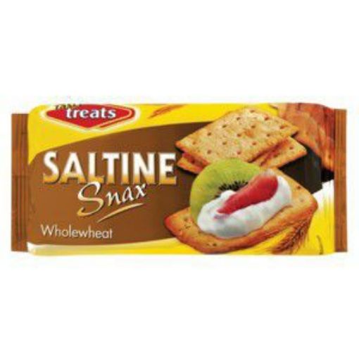 TASTY TREATS SALTINE WHOLEWEAT   100g