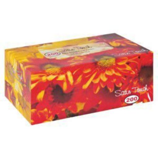 GQ TISSUES SATIN  TOUCH TISSUE 1X200 PLY  each