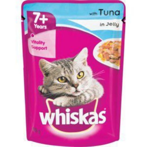 WHISKAS SINGLES TUNA IN JELLY  85g