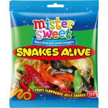 MISTER SWEETS SNAKES  ALIVE  125g