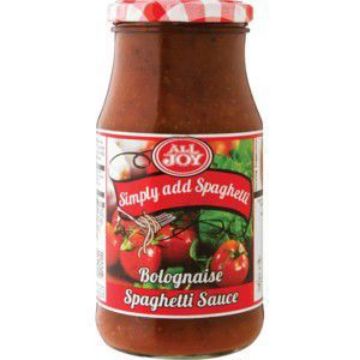 ALL JOY SPAGHETTI SAUCE BOLOGNAISE  485g