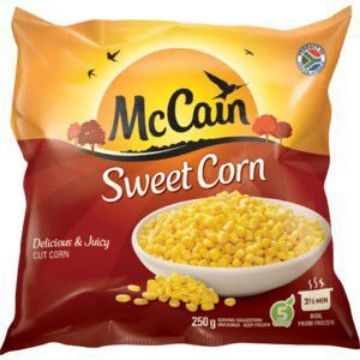MC CAIN SWEETCORN  250g