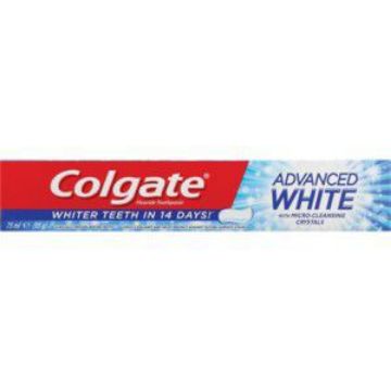COLGATE T/PASTE ADVANCED WHITE  75ml