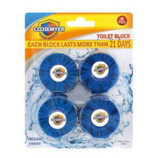 CLOSEMYER TOILET CLN BLOCKS ASSTD 6`S  50G
